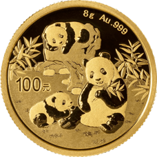 8 Gramm Gold - China Panda 2025