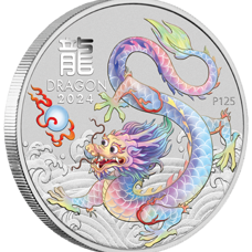 1 Unzen - Lunar III Drache 2024 White Dragon