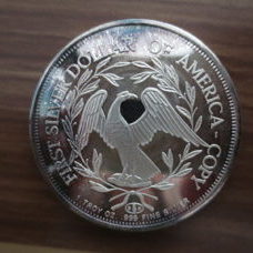 1 Unze - USA "First Silver Dollar of America"