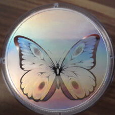 4x 1 oz - Sao Tomé-et-Principe "Hologram Butterfly" 1998 PP