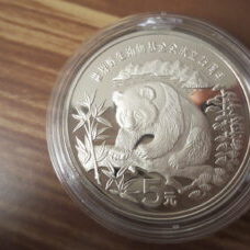 China Panda 5 Yuan 1986