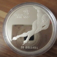 1 oz - Canada 1988 Calgary Olympics - Speed skater 1985 PP