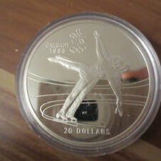 1 oz - Canada 1988 Calgary Olympics - Figure skating pairs event 1987 PP