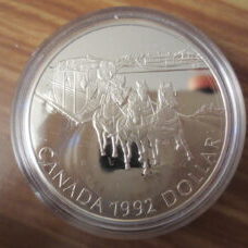 Kanada - Dollar Stagecoach service 1992 Proof