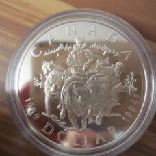 Kanada - Dollar RCMP Dog Team 1994 Proof