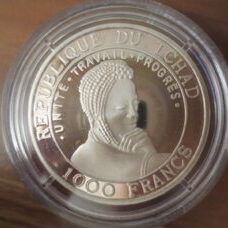 Tschad - 1'000 Francs "Giraffe" 2001 Proof