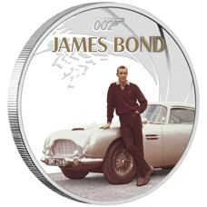 1 Unze - Tuvalu James Bond Sean Connery 2024 Proof Colored