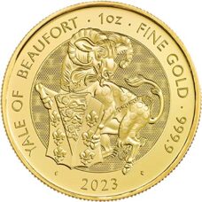 1 oz d'or - "The Tudor Beasts" Yale of Beaufort 2023