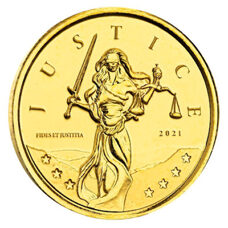 1/10 Unze Gold - Gibraltar Lady Justice 2021