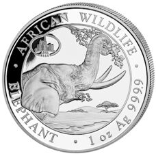 1 Unze - Somalia Elefant 2022 Privy ANA