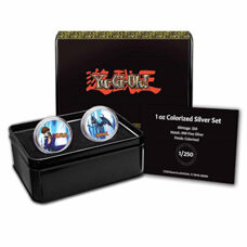 2* 1 Unze - Niue 25 Jahre Yu Gi Oh! 2 Coin Set White Dragon / Seto Kaiba 2022