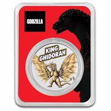 1 oz - Niue Godzilla vs. Monsters: Godzilla vs. King Ghidorah 2023 coloré blister