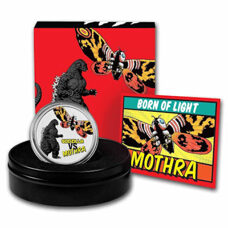 2 Unzen - Niue Godzilla vs. Monsters: Godzilla vs. Mothra 2023 colored