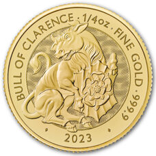 1/4 oz d'or - "The Tudor Beasts" Bull of Clarence 2023