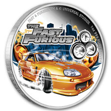 1 oz - Niue "Fast and Furious" Toyota Supra 2023 PP coloré