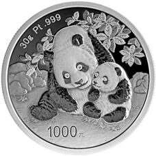 30 Gramm Platin - Panda 2024 Proof