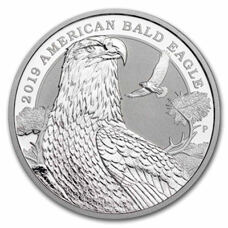 2 Unzen - Tuvalu American Bald Eagle 2019 Piedfort