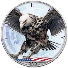 1 Unze - American Eagle "Künstiliche Intelligenz" - Cyber Eagle 2024