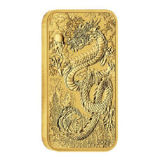 1 Unze Gold - Rectangular Dragon 2024