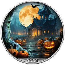 1 Unze - American Eagle "Halloween" Spooky House 2024