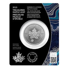 1 oz - Maple Leaf 2025 Privy Congratulations