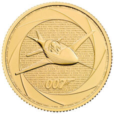 1 oz d'or - UK James Bond : "Six Decades of 007" Les années 80 2025