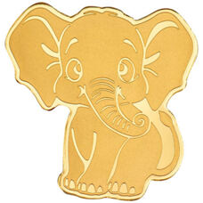 0.5 Gramm Gold - Palau - Elefant