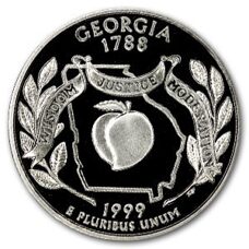 USA - Quarter Dollar - Georgia 1999 Proof