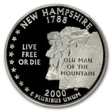 USA - Quarter Dollar - New Hampshire 2000 Proof