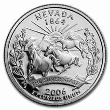 USA - Quarter Dollar - Nevada 2006 Proof