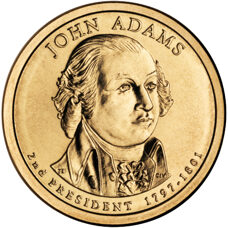 USA - Dollar - John Adams 2007 BU
