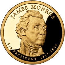 USA - Dollar - James Monroe 2008 Proof