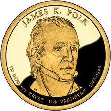 USA - Dollar - James K. Polk 2009 Proof