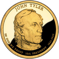 USA - Dollar - John Tyler 2009 Proof