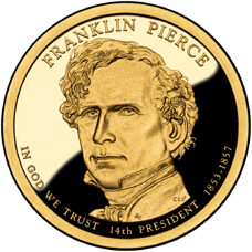 USA - Dollar - Franklin Pierce 2010 Proof