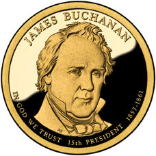 USA - Dollar - James Buchanan 2010 Proof