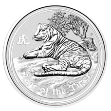 1 Unze - Lunar II Tiger 2010