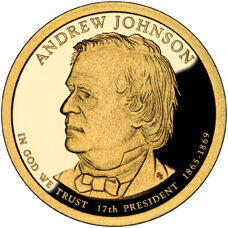 USA - Dollar - Andrew Johnson 2011 Proof