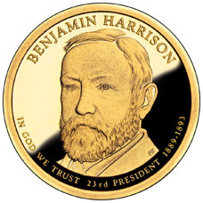 USA - Dollar - Benjamin Harrison 2012 Proof