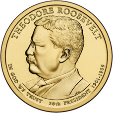 USA - Dollar - Theodore Roosevelt 2013 BU