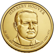 USA - Dollar - Herbert Hoover 2014 BU