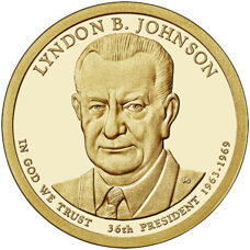 USA - Dollar - Lyndon B. Johnson 2015 Proof