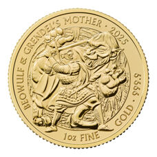 1 oz d'or - UK Myths and Legends "Beowulf & Grendel's Mother" 2025