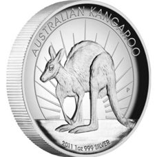 1 oz - Kangaroo 2011 High Relief Preuve