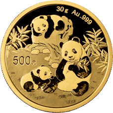 30 Gramm Gold - China Panda 2025