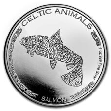 1 Unze - Tschad "Celtic Animals" Salmon 2021