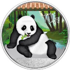 1 Unze - China Panda 2015 Red Roof