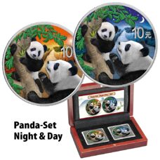 Chine - Panda 2021 Set "Day & Night"