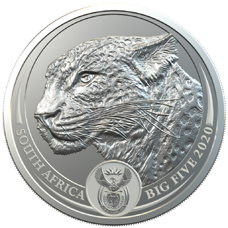 1 oz - Afrique du Sud "Big Five" Léopard 2020