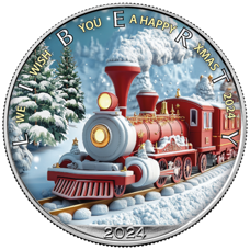 1 Unze - American Eagle "Xmas Train" 2024